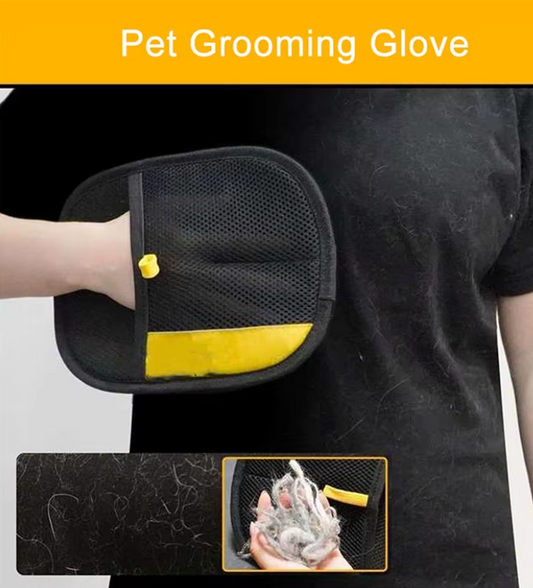 Guante Removedor de Pelo para Mascotas – Doble Cara, Reutilizable y Ultra Eficaz